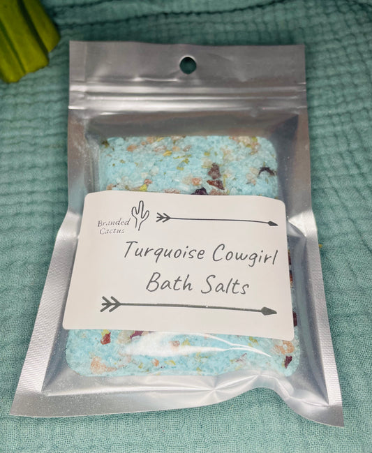 Turquoise Cowgirl Bath Salt