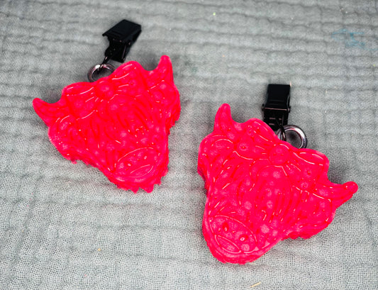 Highland Cow Vent Clips