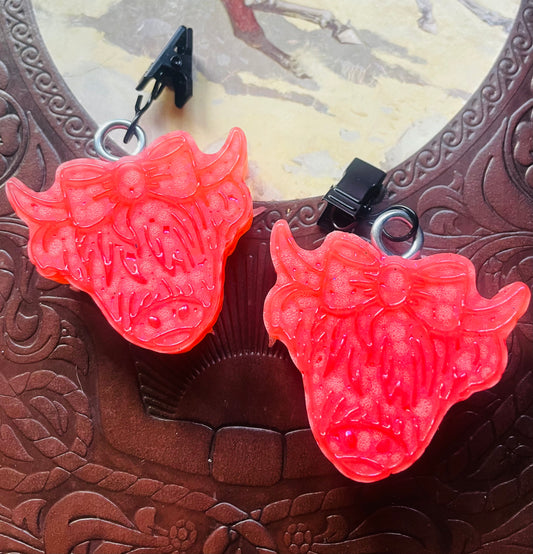 Highland Cow Vent Clips
